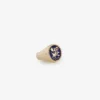 Bague avec blason des Queens en or 14 carats
