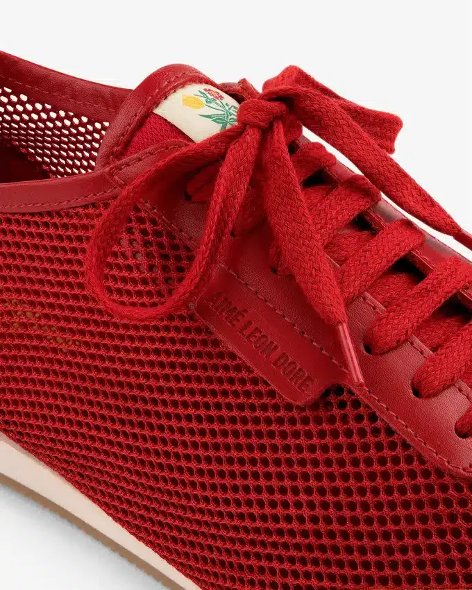 Baskets en maille à profil bas