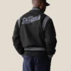 Blouson aviateur réversible en maille