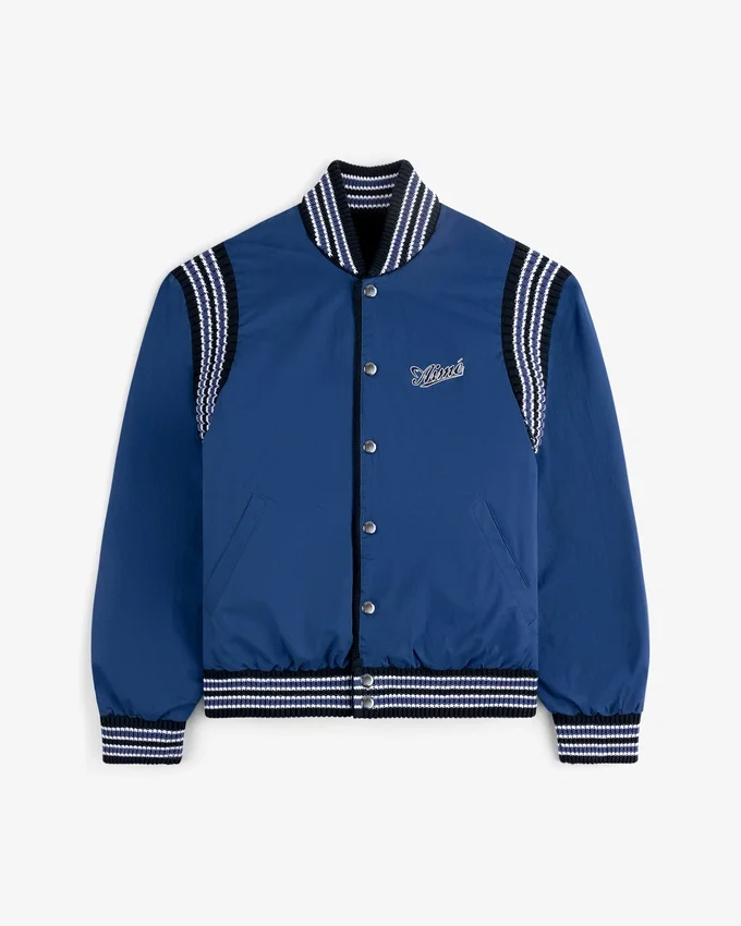 Blouson aviateur réversible en maille