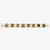 Bracelet à maillons avec portraits en or 14 carats