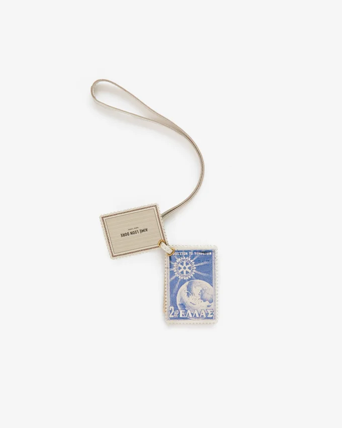 Breloque de voyage en cuir