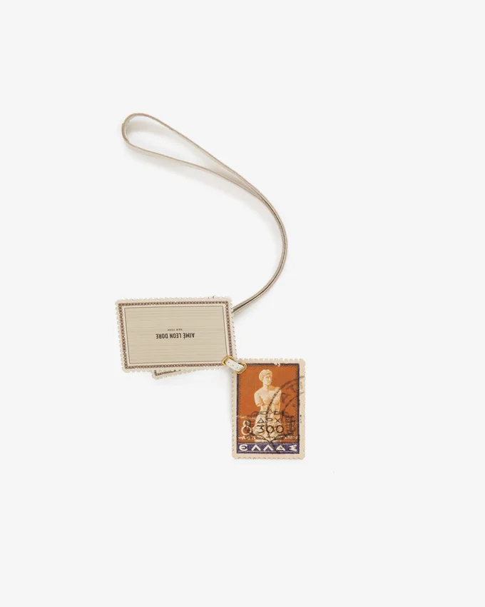 Breloque de voyage en cuir