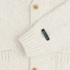 Cardigan en coton flammé