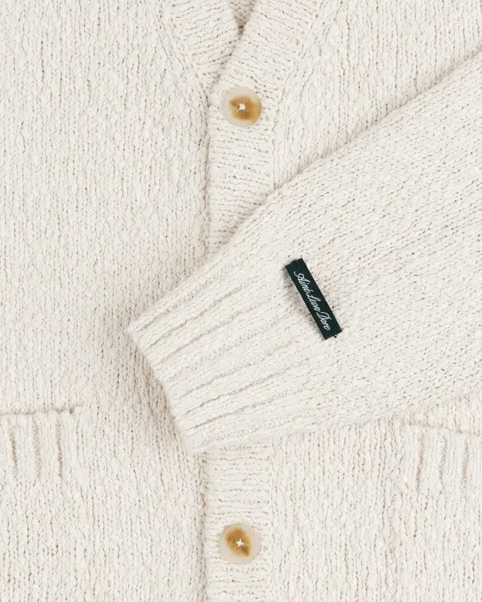 Cardigan en coton flammé