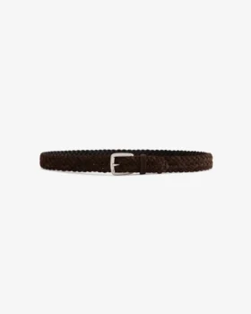 Ceinture en daim tressé