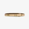 Ceinture en nubuck gaufré croco