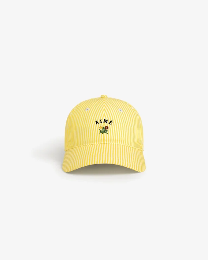 Chapeau à rayures avec logo « Crest »