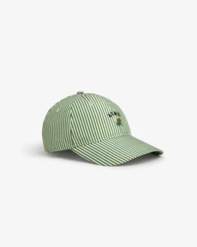 Chapeau à rayures avec logo « Crest »