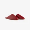 Chaussons de voyage en cuir