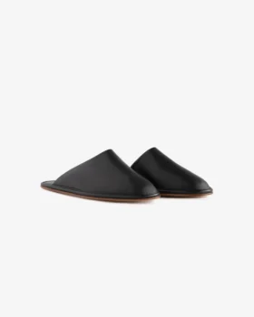 Chaussons de voyage en cuir