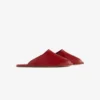 Chaussons de voyage en cuir