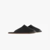 Chaussons de voyage en cuir