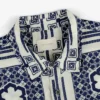 Chemise boutonnée à motif mosaïque