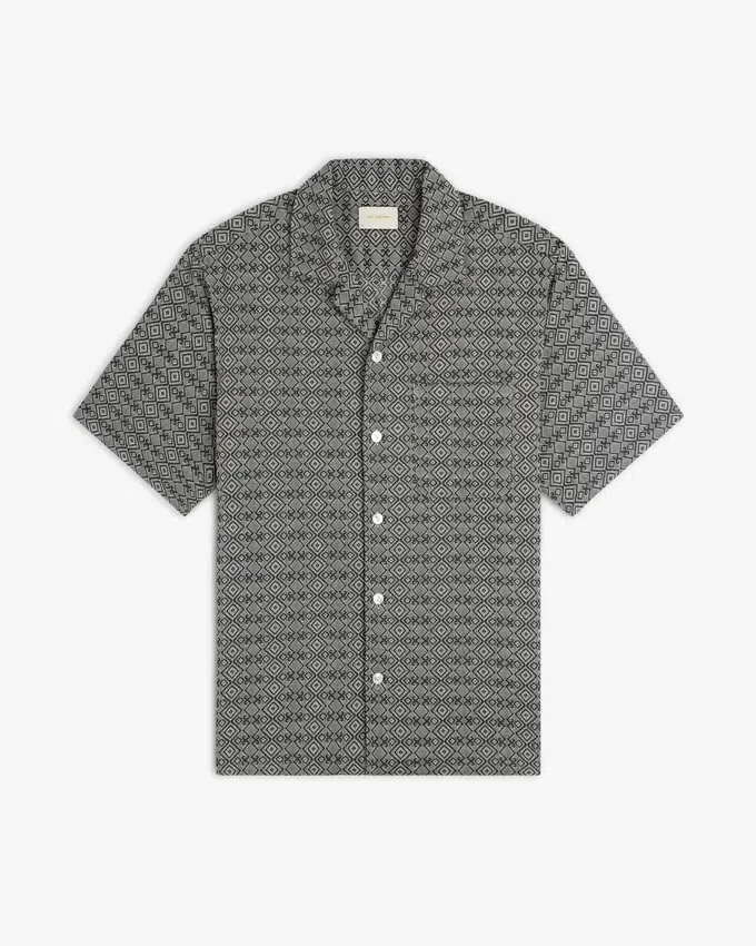 Chemise décontractée en jacquard