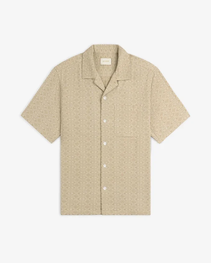 Chemise décontractée en jacquard