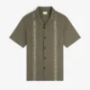 Chemise décontractée en mélange de lin
