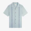 Chemise décontractée en mélange de lin