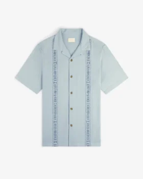 Chemise décontractée en mélange de lin