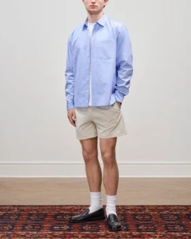 Chemise décontractée en popeline