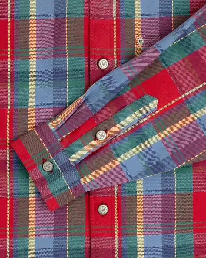 Chemise de travail à carreaux