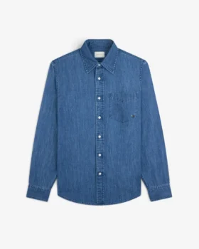 Chemise en chambray avec écusson