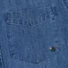 Chemise en chambray avec écusson