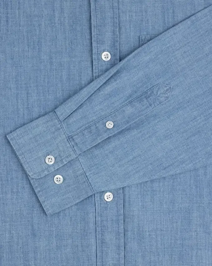 Chemise en chambray avec écusson