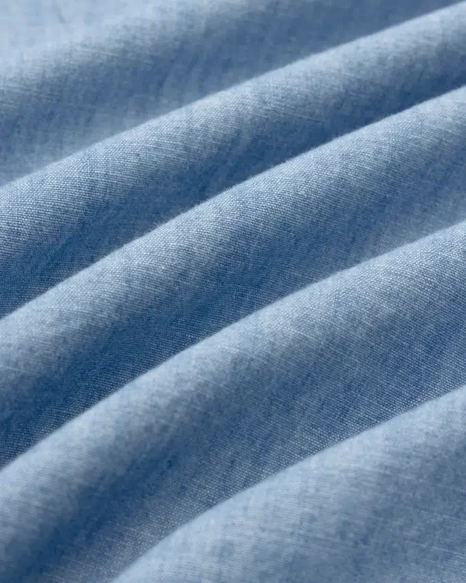 Chemise en chambray avec écusson