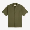 Chemise à manches courtes en seersucker
