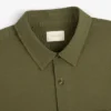 Chemise à manches courtes en seersucker