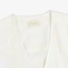 Chemise à rayures jacquard nouée sur le devant