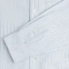 Chemise à rayures teinte dans la masse avec écusson