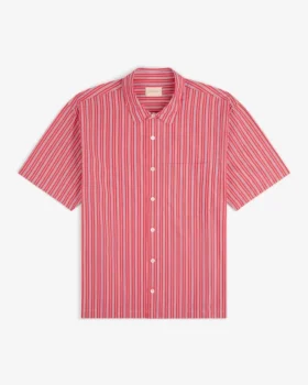 Chemise à rayures teintes dans la masse