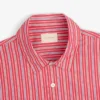 Chemise à rayures teintes dans la masse