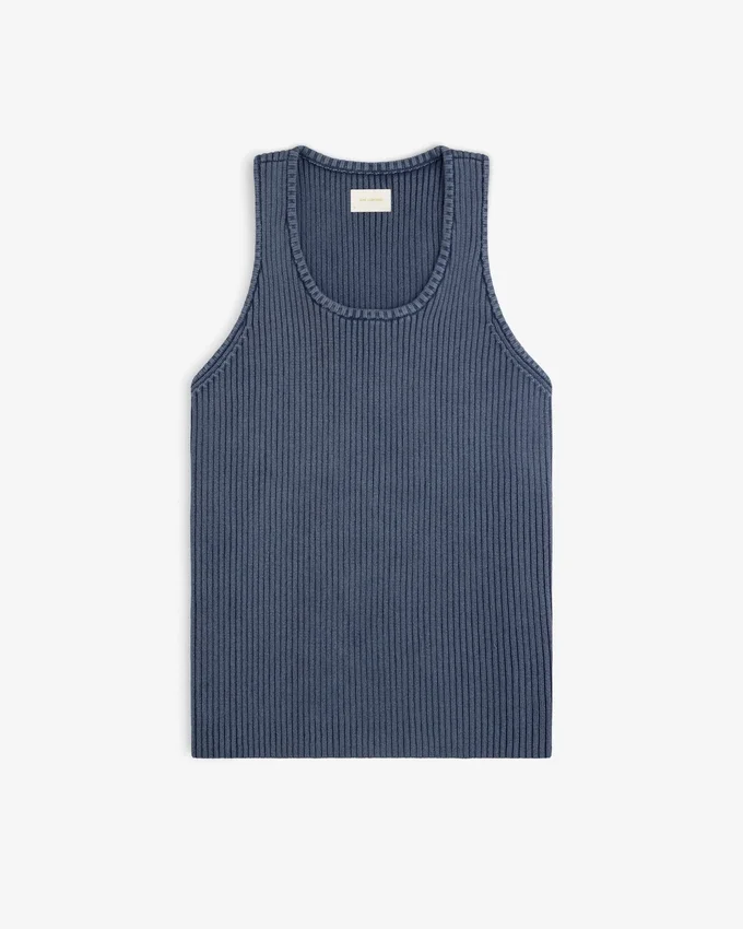 Débardeur en maille délavée