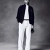 Pull ALD Golf en piqué à fermeture éclair intégrale