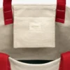 Grand sac fourre-tout à contraste avec blason