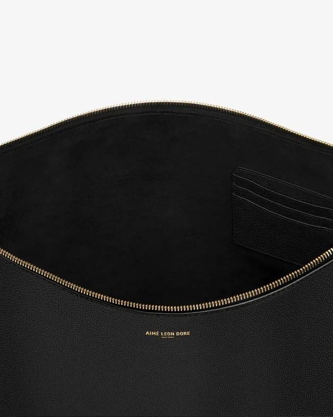 Grande pochette en cuir