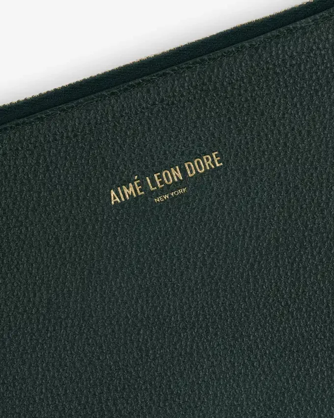 Grande pochette en cuir
