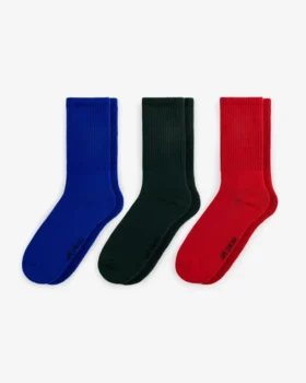 Lot de 3 paires de chaussettes mi-mollet