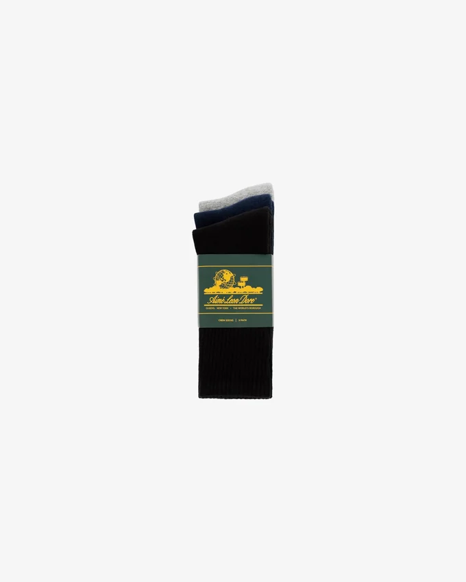 Lot de 3 paires de chaussettes mi-mollet