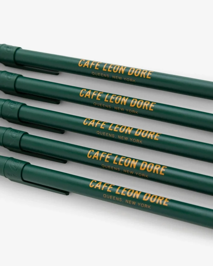 Lot de stylos à bille Café Leon Dore