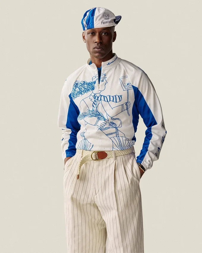 Maillot de cyclisme à demi-zip Fassianos