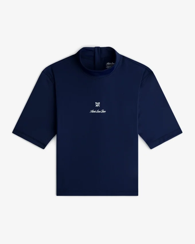 Maillot de protection à manches courtes avec écusson