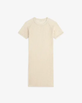Mini-robe en maille ajourée