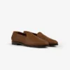 Mocassins en cuir et raphia
