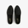 Mocassins en cuir et raphia