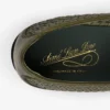 Mocassins en cuir et raphia