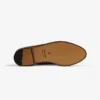 Mocassins en cuir et raphia